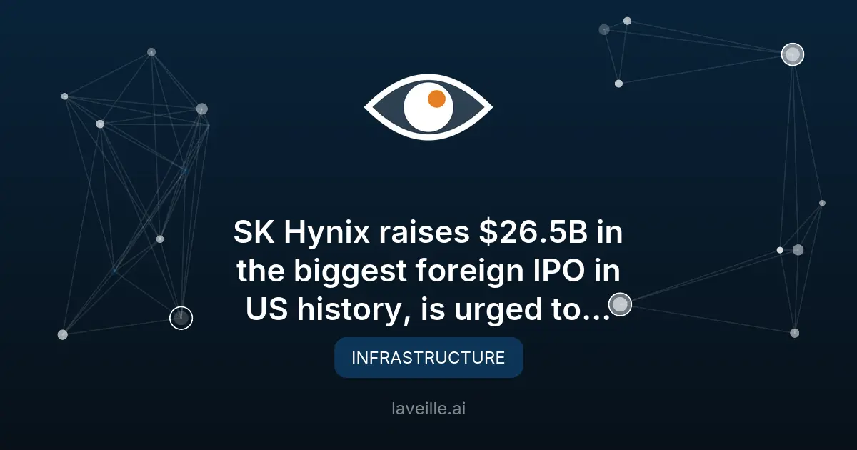 SK Hynix lève 26,5 milliards pour ses puces IA