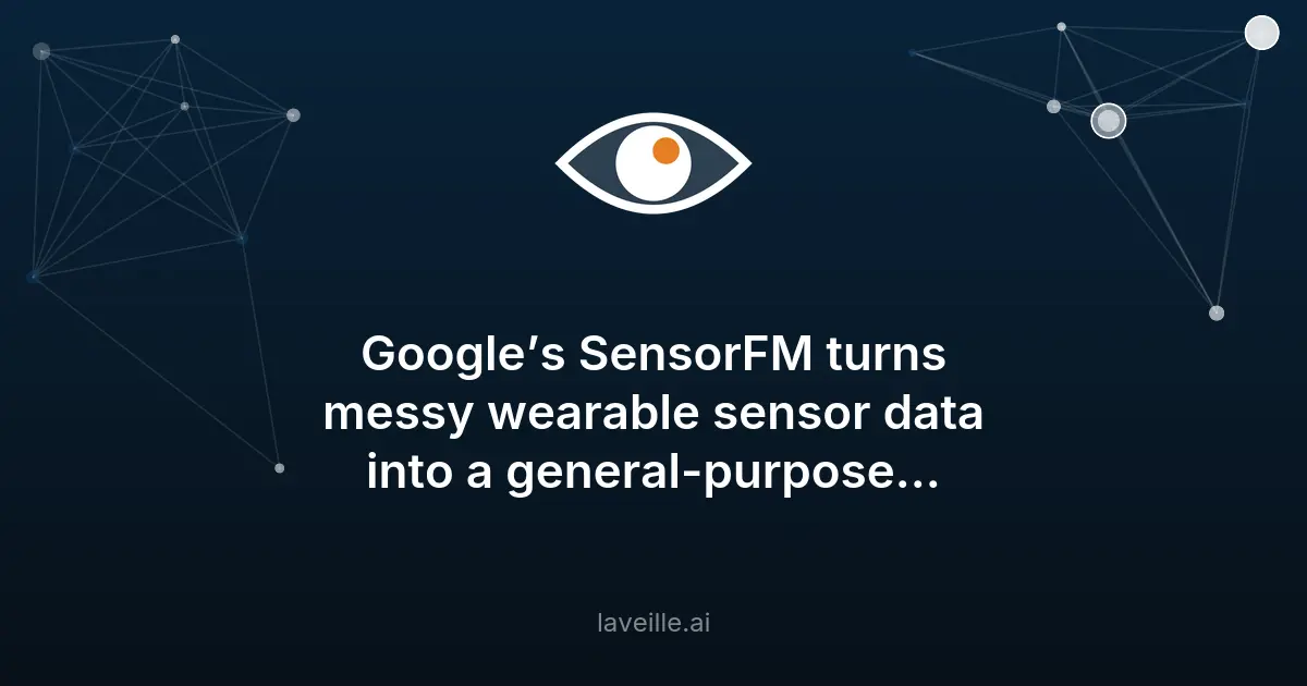 Google lance SensorFM pour analyser les données de wearables