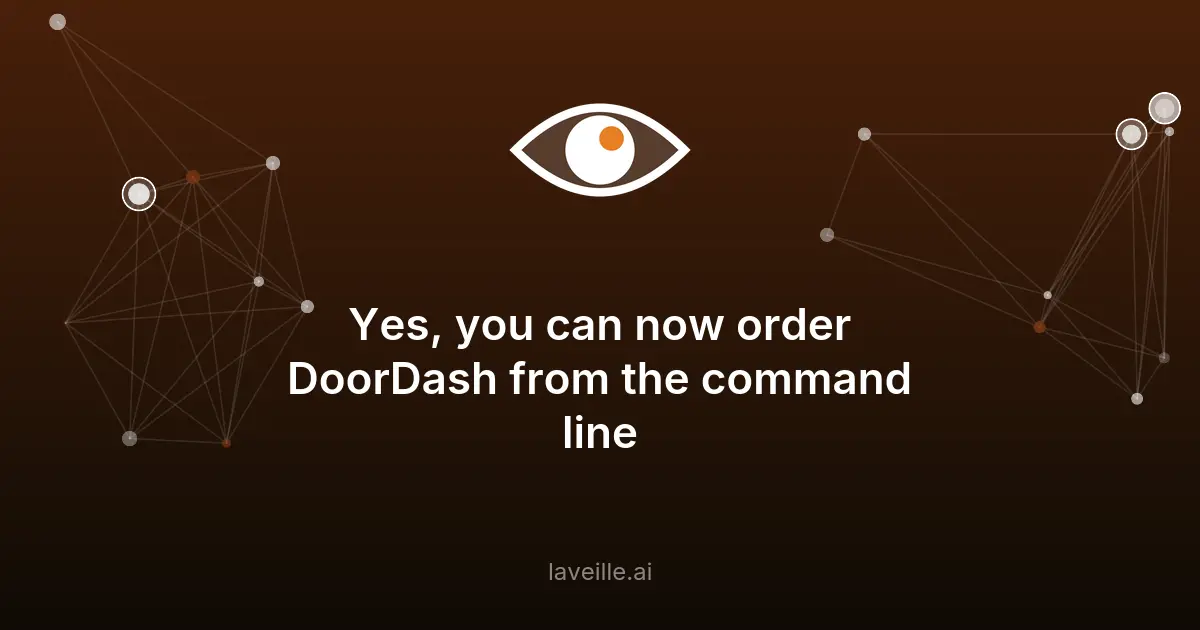 DoorDash lance un outil de commande en ligne de commande