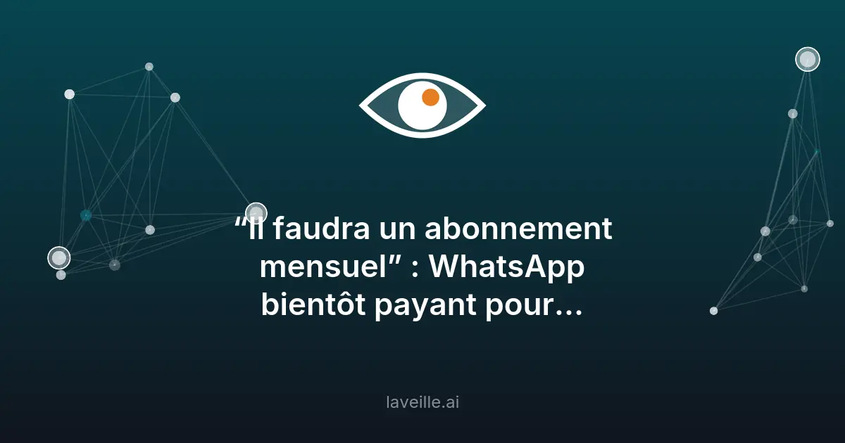 WhatsApp Plus : Meta lance une version payante