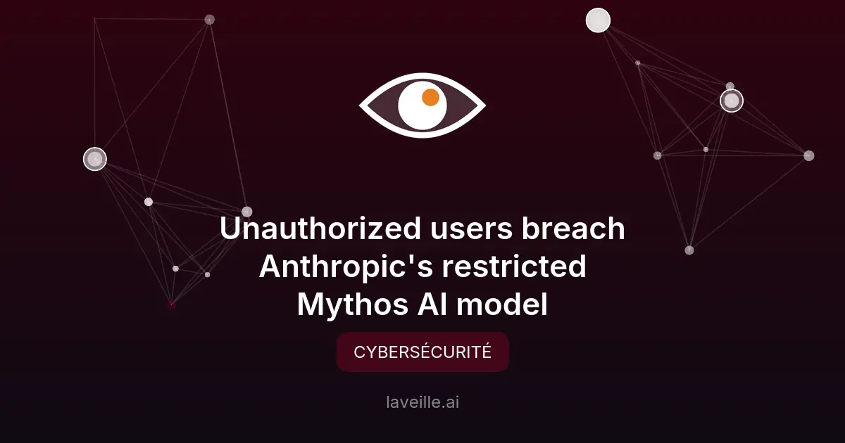 Fuite du modèle IA Mythos d'Anthropic
