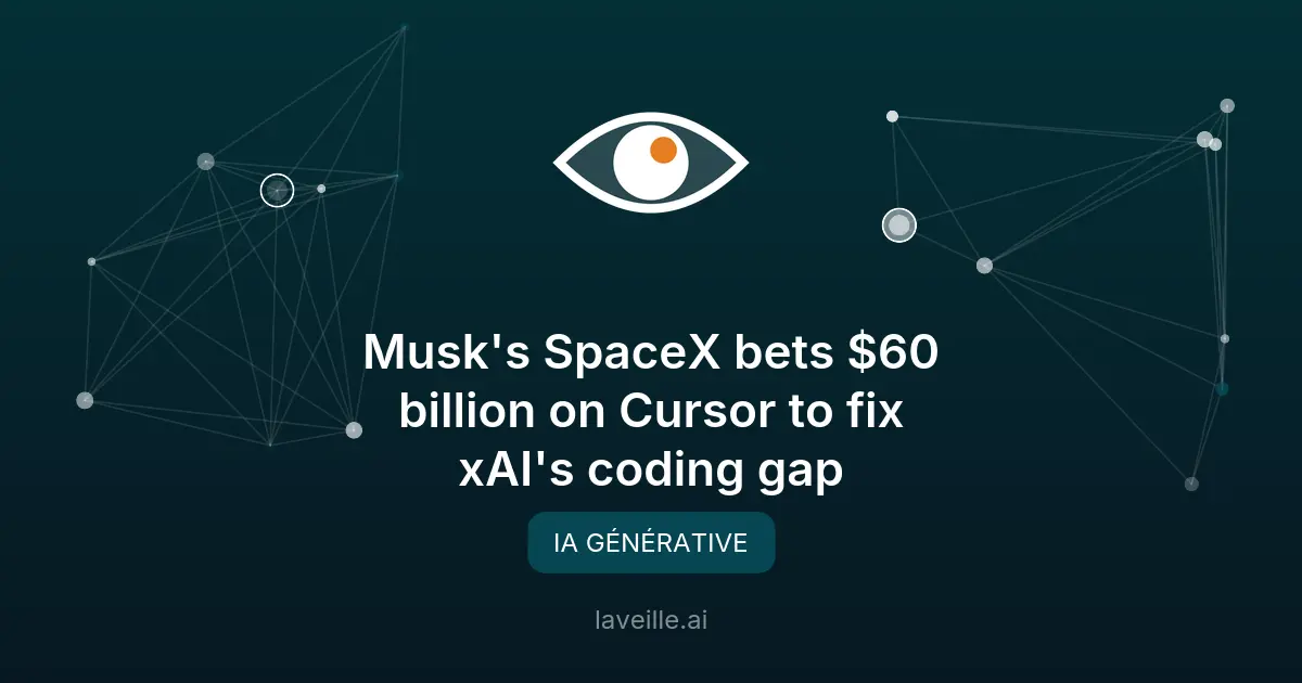 SpaceX achète Cursor pour booster xAI