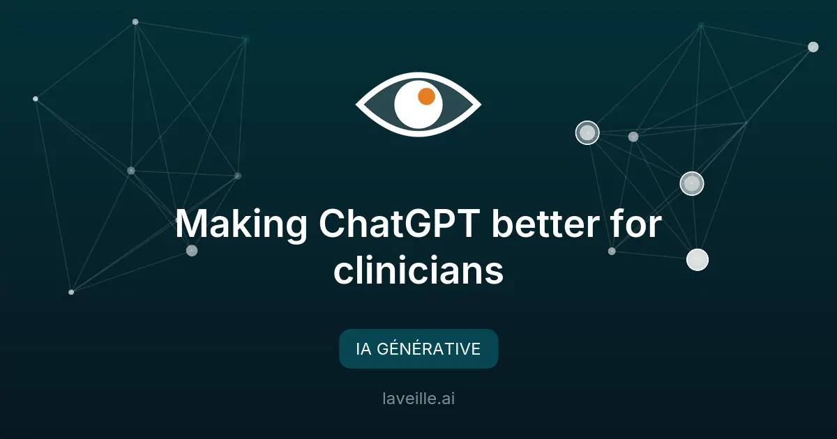 ChatGPT gratuit pour les cliniciens : OpenAI innove