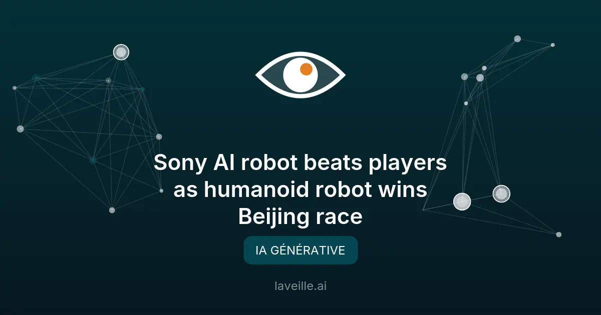 Sony AI : Un robot de tennis de table bat des joueurs d'élite