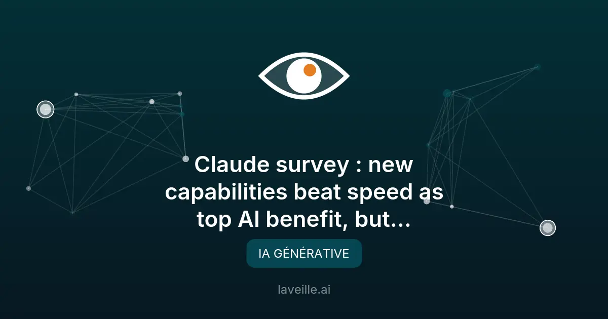 Les avantages de l'IA selon 81 000 utilisateurs de Claude