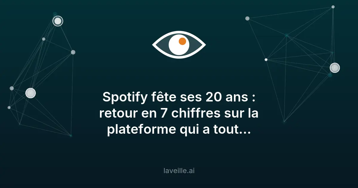 Spotify : 20 ans de révolution musicale en chiffres