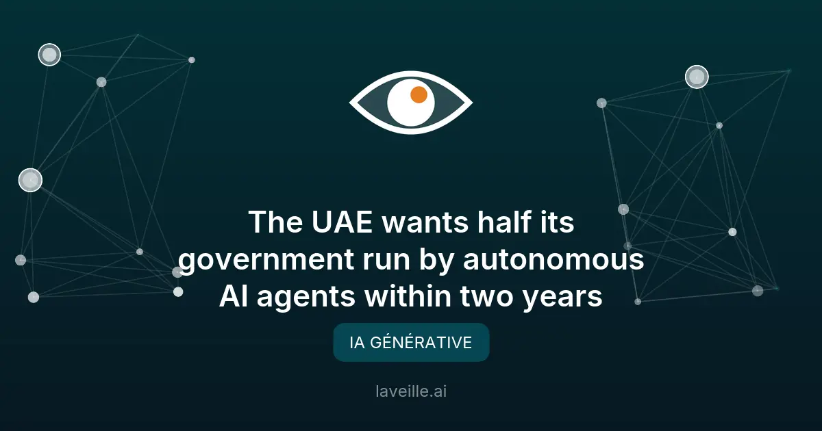 Les Émirats Arabes Unis et l'IA autonome dans le gouvernement