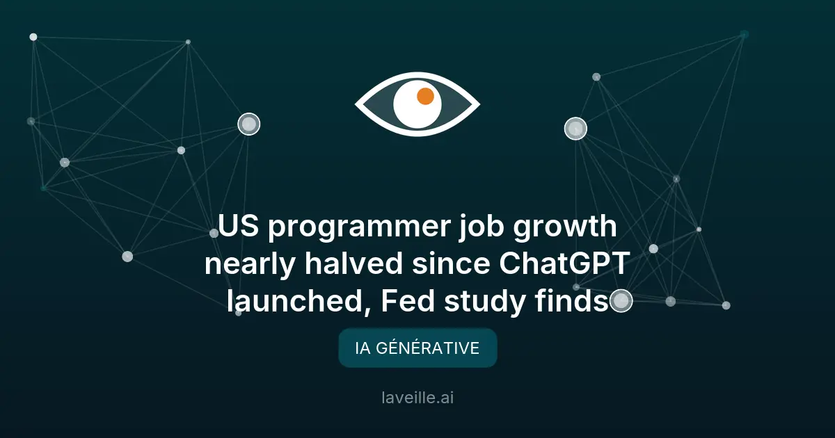 Impact de ChatGPT sur l'emploi des programmeurs aux États-Unis
