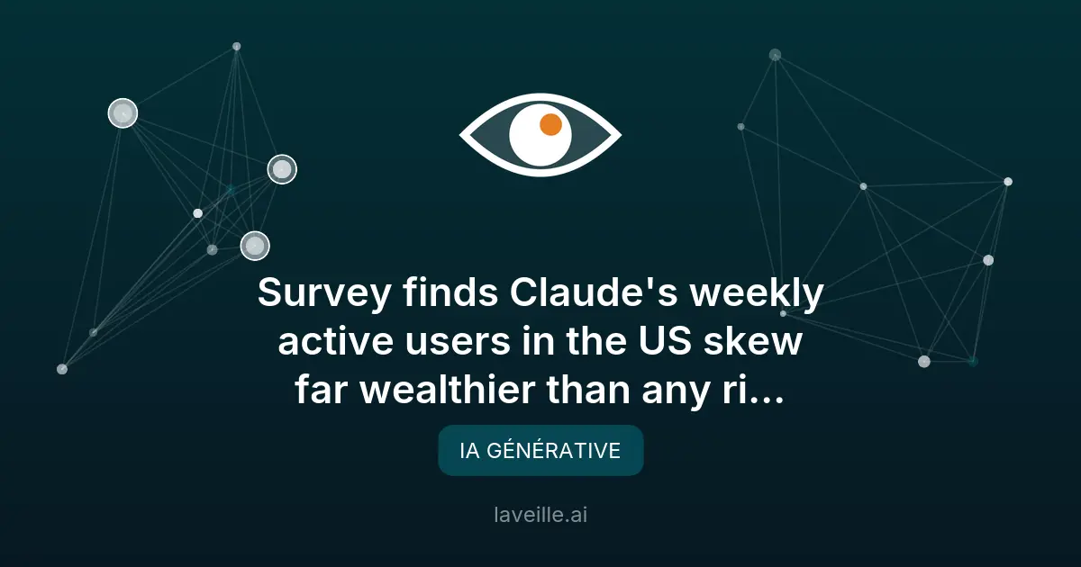 Claude : l'IA préférée des hauts revenus aux États-Unis