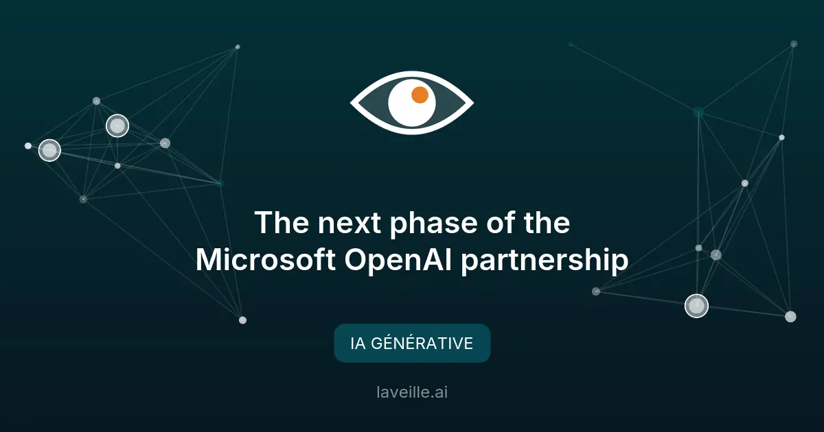 Microsoft et OpenAI renforcent leur partenariat en IA