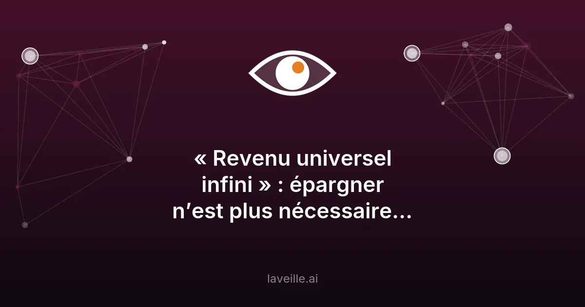 Elon Musk : l'IA rendra l'épargne inutile d'ici 2030