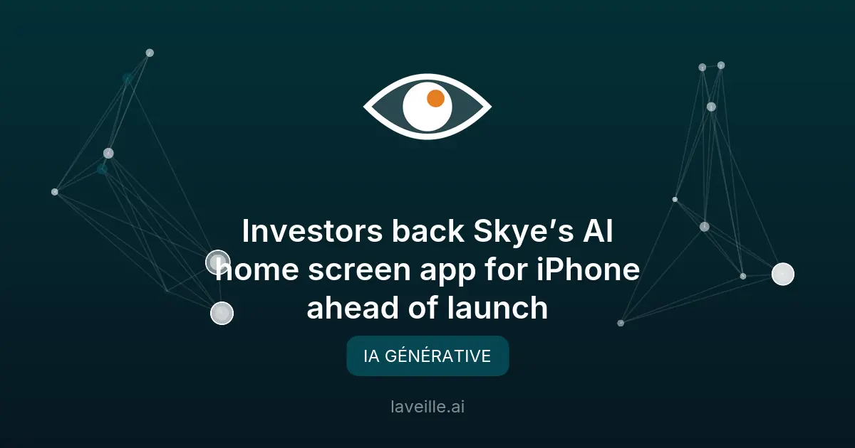Skye : l'appli IA qui transforme l'écran d'accueil iPhone