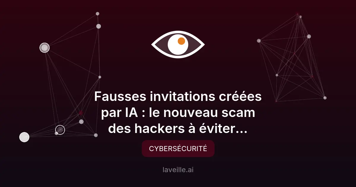 Fausses invitations par IA : la nouvelle arnaque des hackers