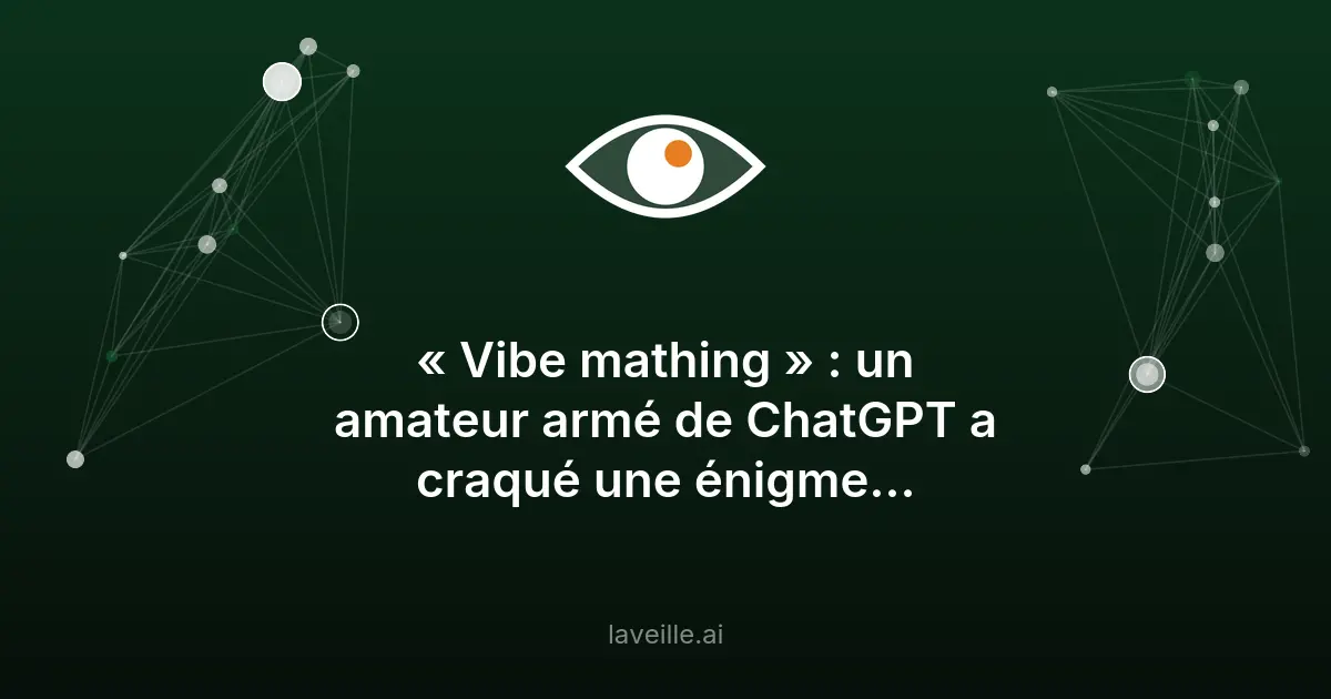 ChatGPT résout un problème mathématique vieux de 60 ans