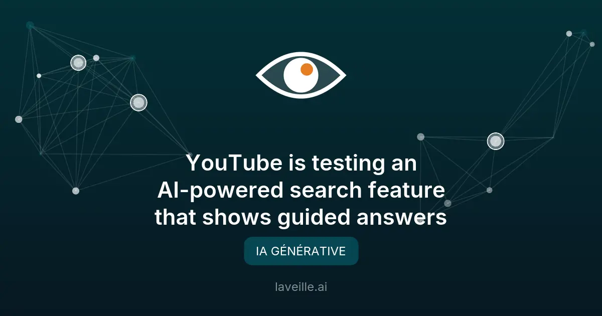 YouTube teste une recherche IA avec réponses guidées