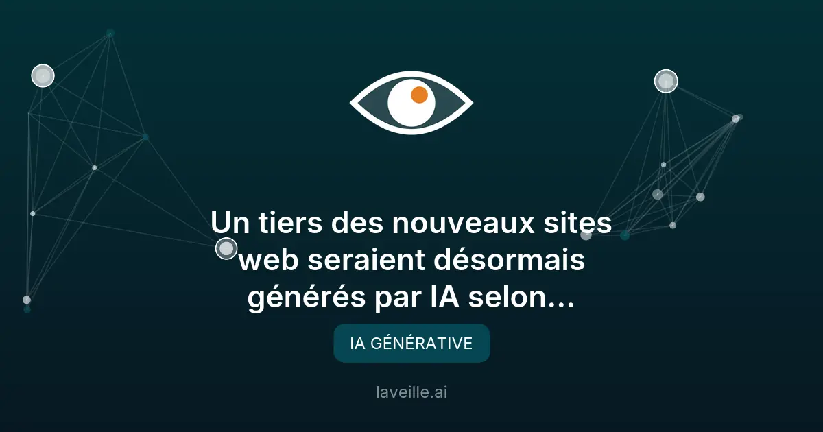 35% des sites web désormais générés par IA