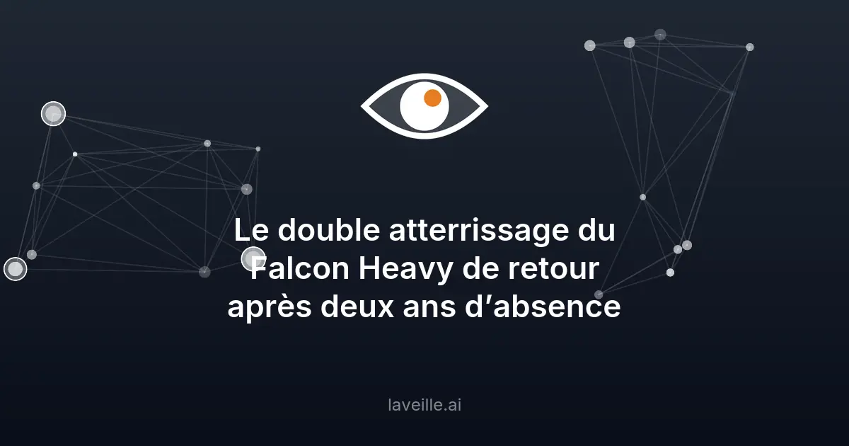 SpaceX réussit un double atterrissage historique