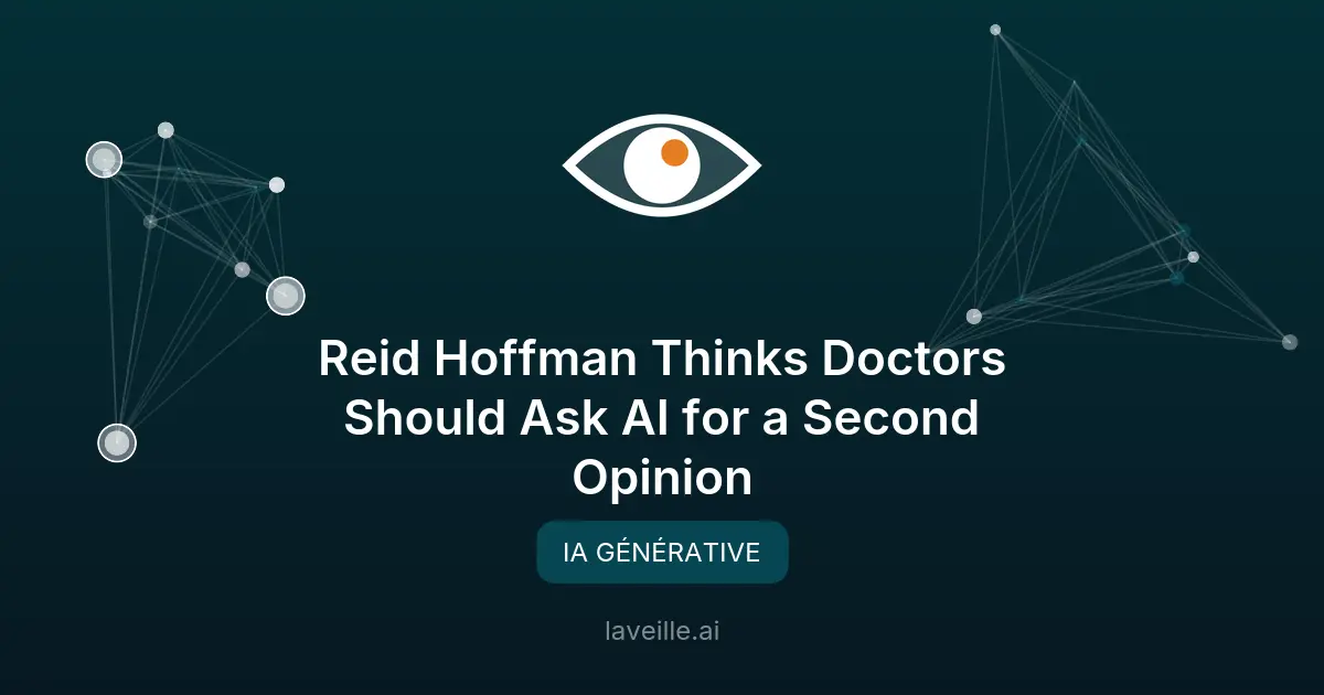 Reid Hoffman plaide pour l'IA comme deuxième avis médical