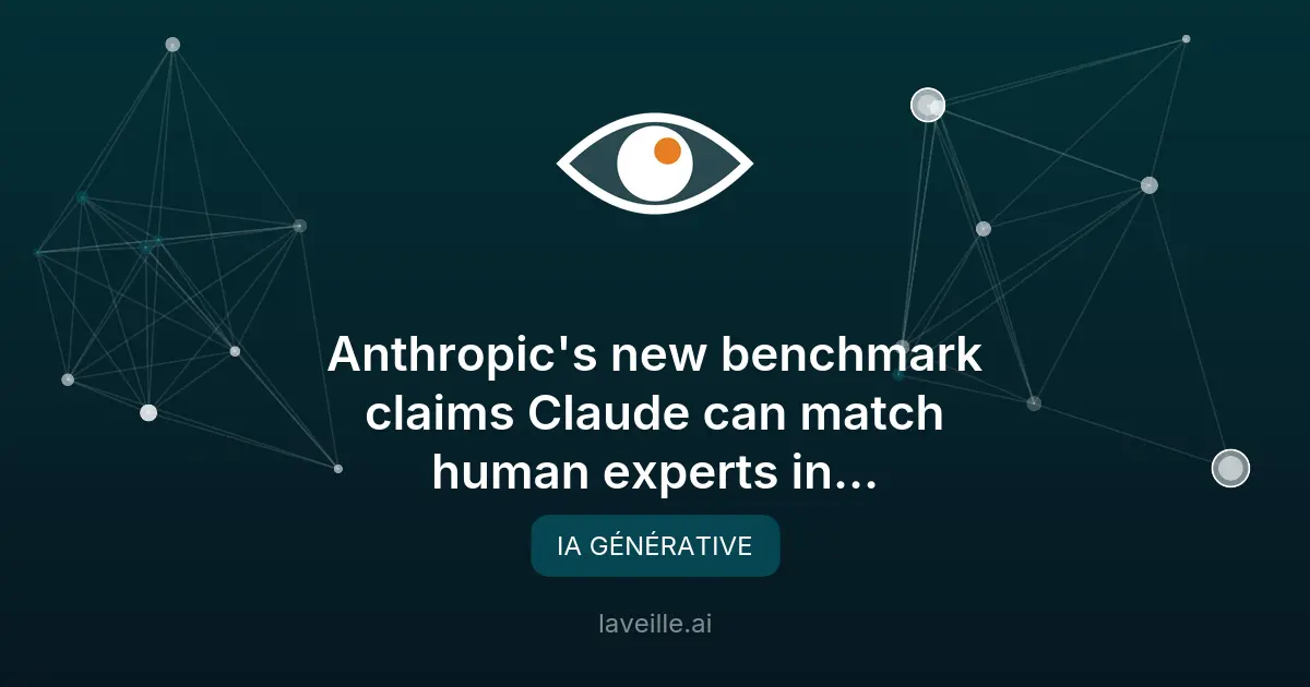 Claude d'Anthropic rivalise avec les experts en bioinformatique