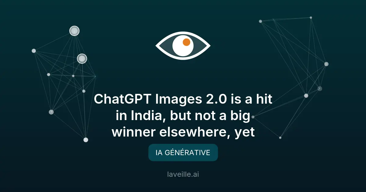 ChatGPT Images 2.0 : succès en Inde, adoption modérée ailleurs