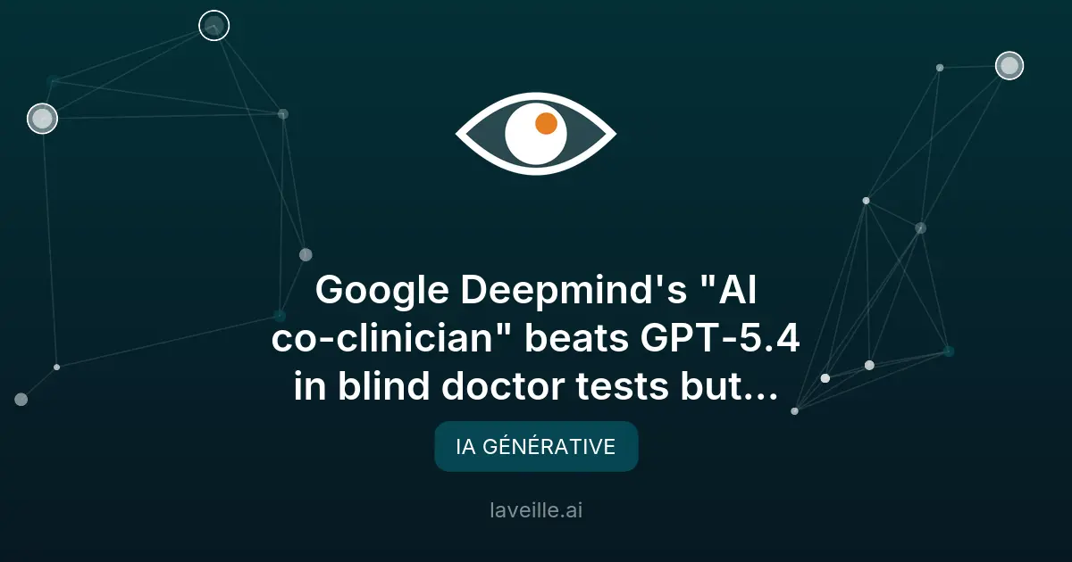 L'AI co-clinician de Google Deepmind : avancées et limites