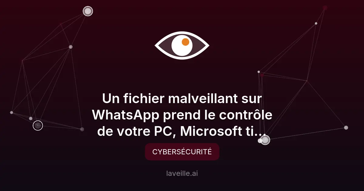 Menace WhatsApp : fichier .vbs prend contrôle PC