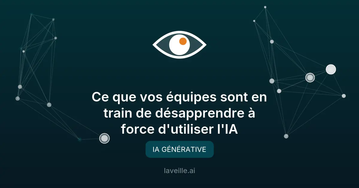 L'érosion des compétences professionnelles due à l'IA
