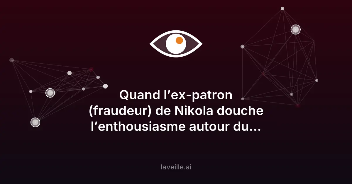 Tesla Semi : les critiques de l'ex-patron de Nikola