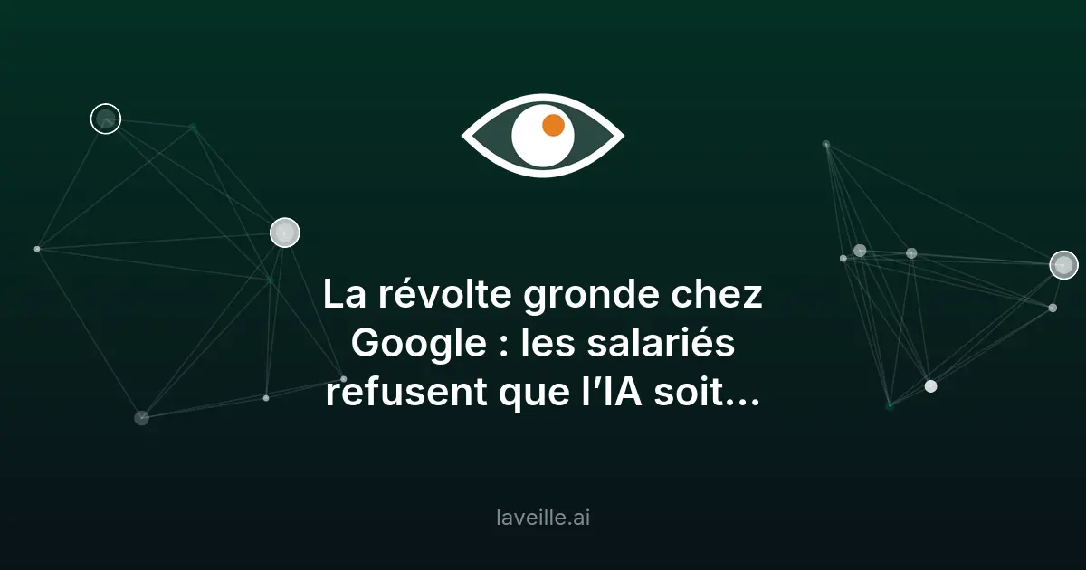 Révolte chez Google contre l'IA militaire