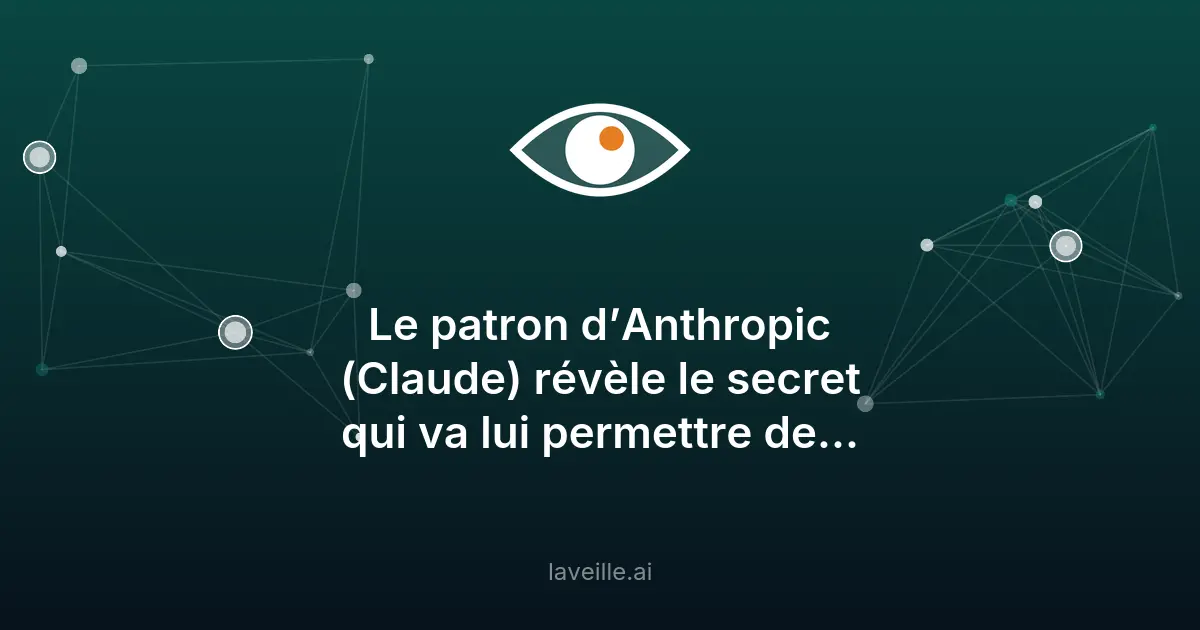 Culture d'entreprise : le secret d'Anthropic pour dominer l'IA