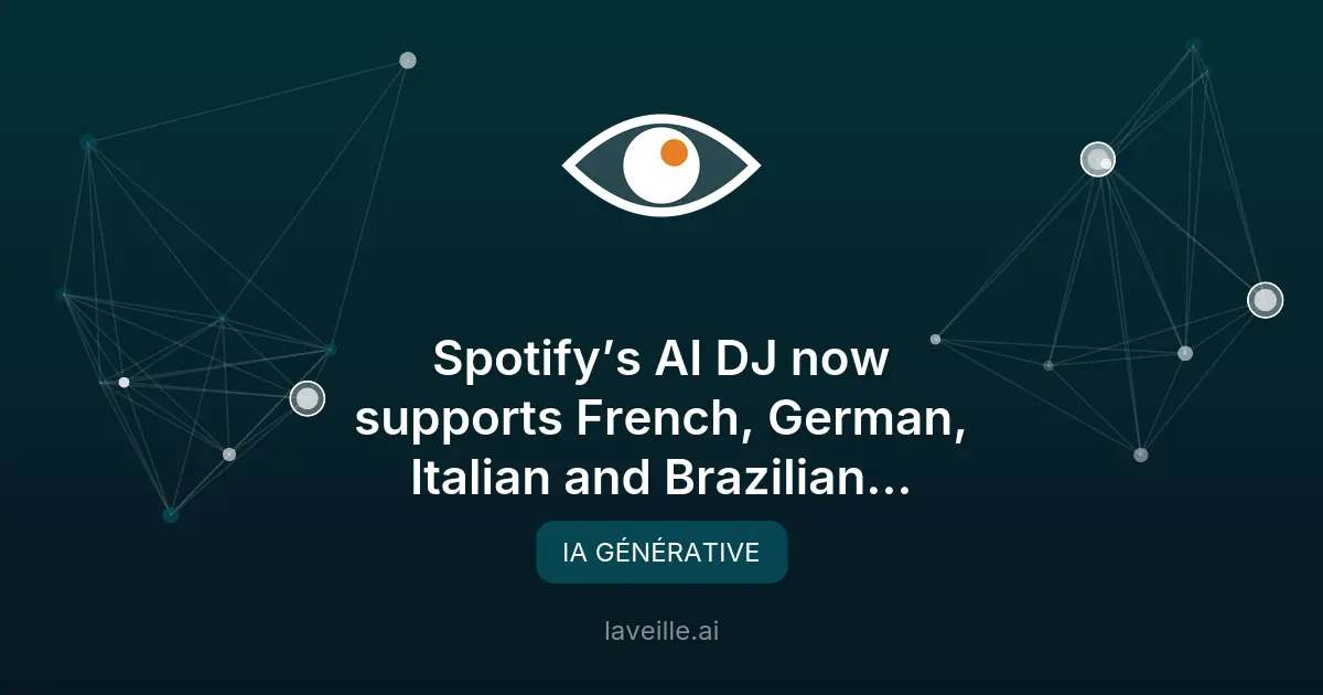 Spotify étend son DJ IA à 4 nouvelles langues
