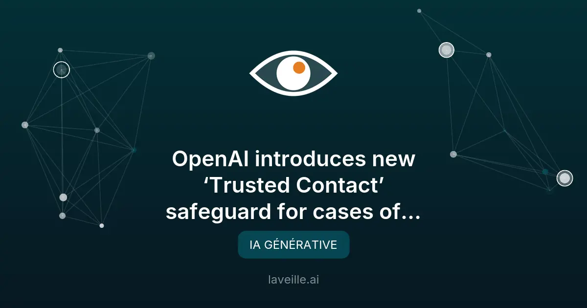 OpenAI lance une alerte suicide pour ChatGPT
