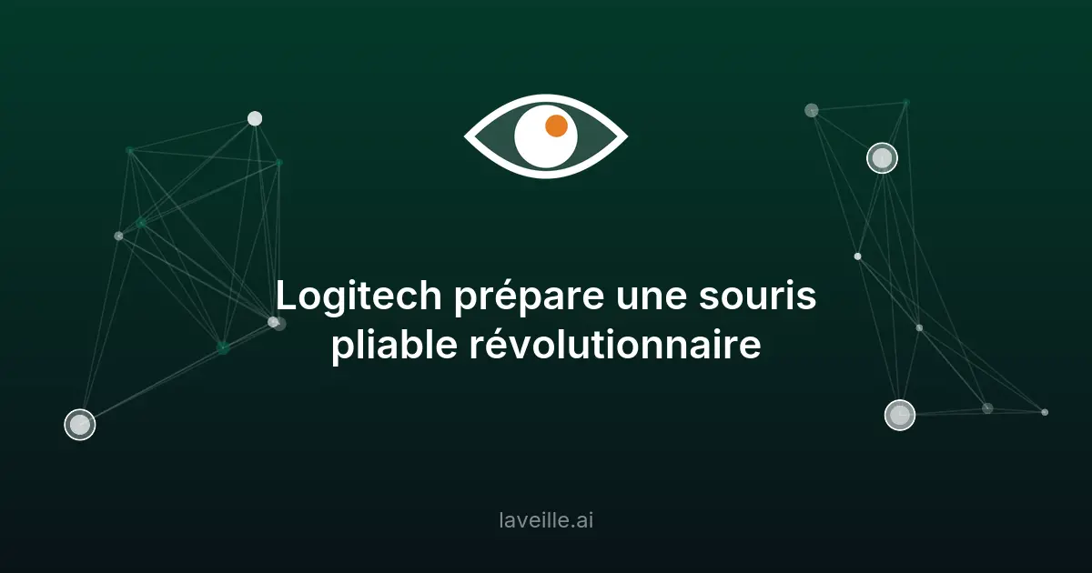 Logitech développe une souris pliable révolutionnaire