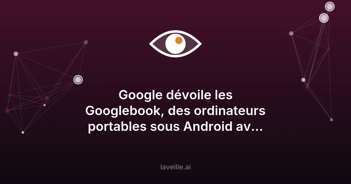 Googlebook : les nouveaux ordinateurs portables sous Android avec IA