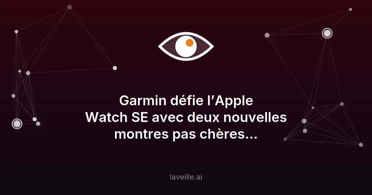Garmin Forerunner 70 et 170 : des montres GPS abordables