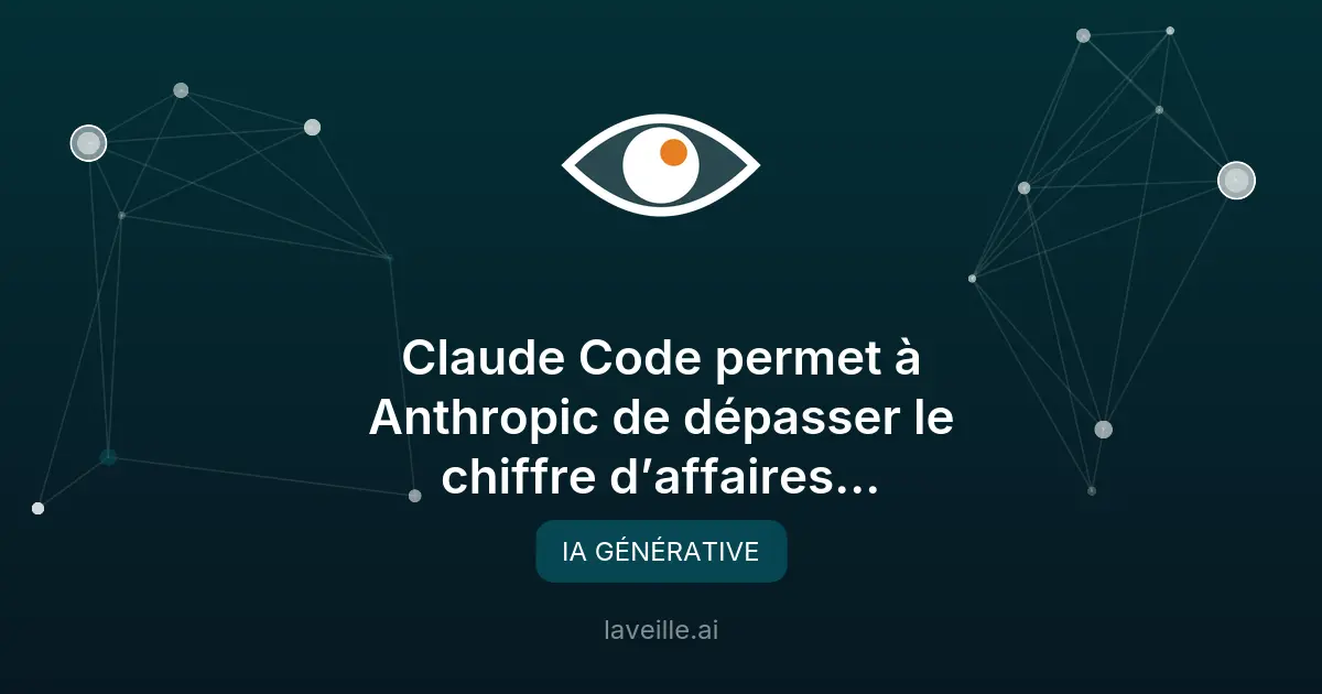 Claude Code dépasse OpenAI avec 30 milliards de CA en 2026